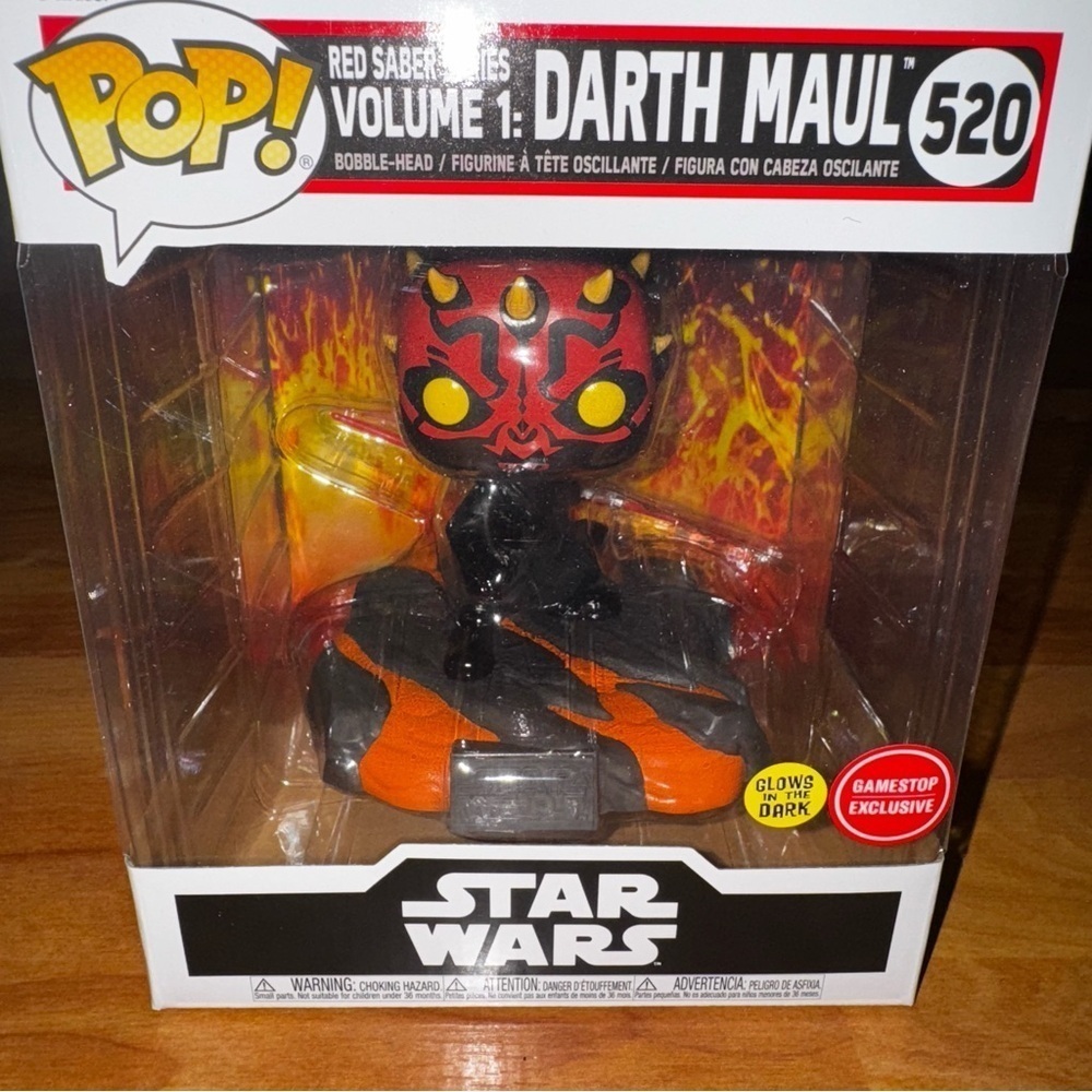 Funko Pop! Star Wars - Red Saber Series Vol 1: Darth Maul (Glows) 520 - GAMESTOP